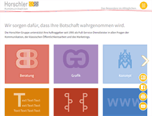 Tablet Screenshot of horschler.eu
